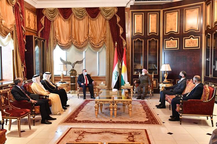   قنصلا فلسطين والإمارات يشيدان بدور كردستان فى حماية العرب اللاجئين