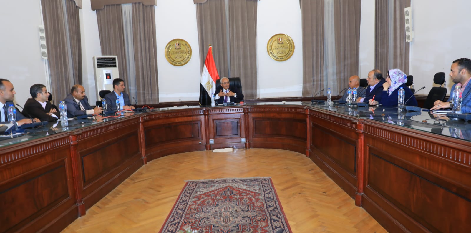 المؤتمر الصحفي لوزير التربية والتعليم